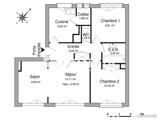 Appartement 4 pièces 59 m² · à Caen · 59 m² · 899 €/mois