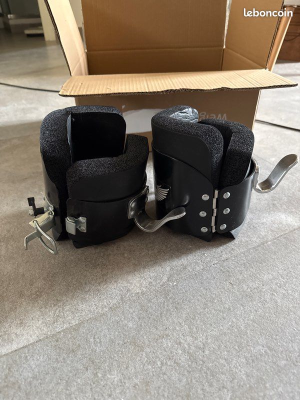 Lot De 2 Bottes D'Inversion Avec Verrouillage De Sécurité - Entraînement Par Gravité Pour Soulager Le Dos Et Muscler Les Abdos