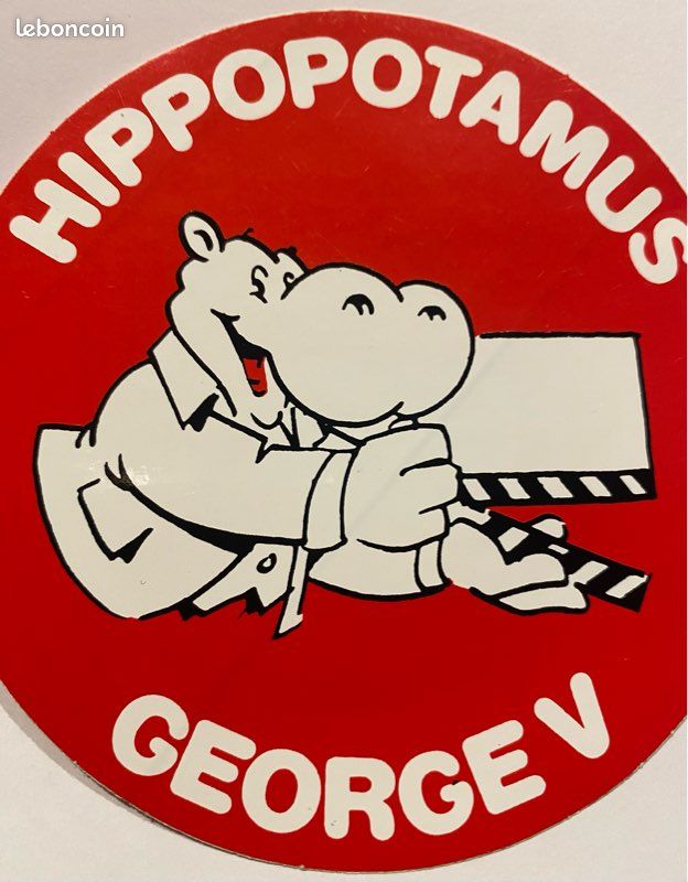 Autocollant Hippopotamus - George 5 (image 3)