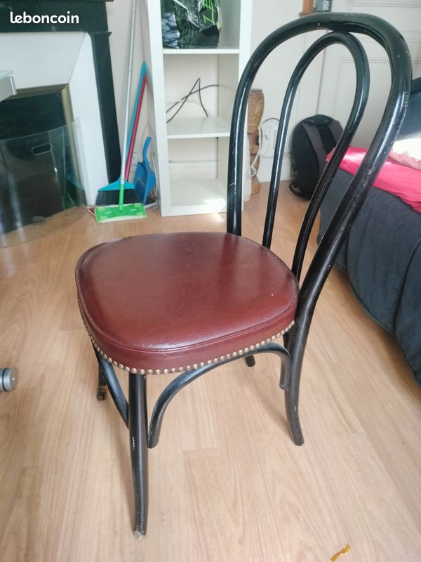 Lot de 4 chaises de bistrot - assise ferme et confortable (image 2)
