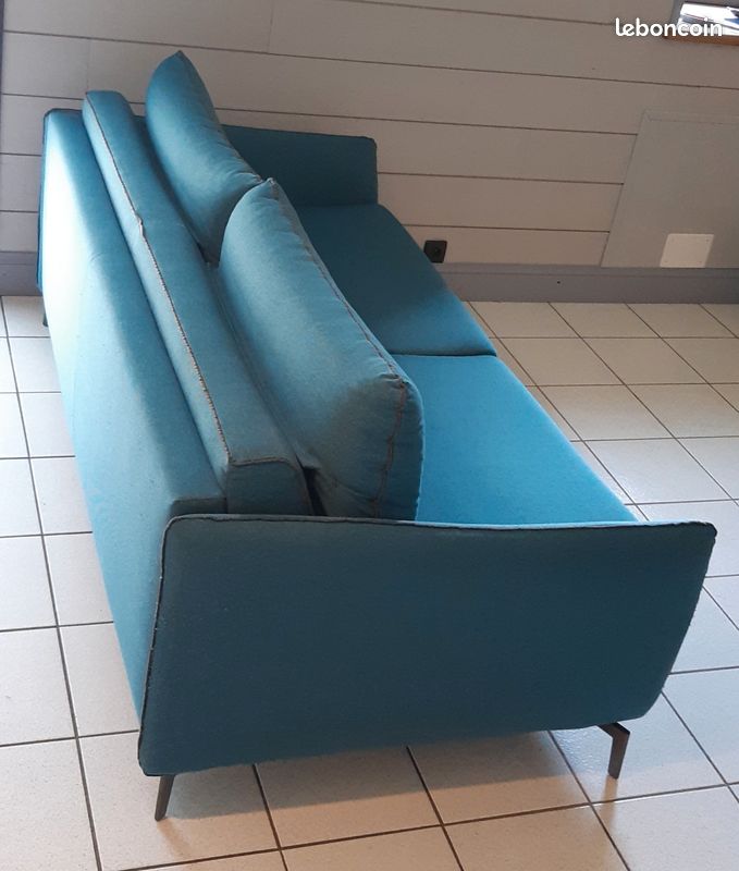 Canapé Convertible 3 Places La Maison Du Convertible – Moderne, Marron, Mécanisme Fonctionnel