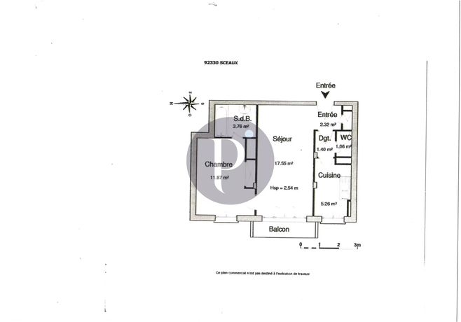 Appartement a louer sceaux - 2 pièce(s) - 43 m2 - Surfyn