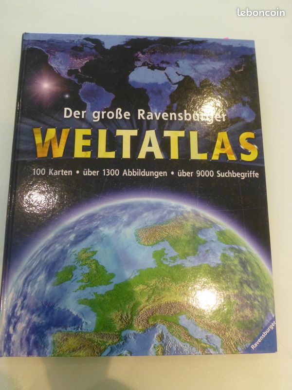 Atlas mondial en allemand - géographie - traditions - culture - industrie - zigzag (image 1)