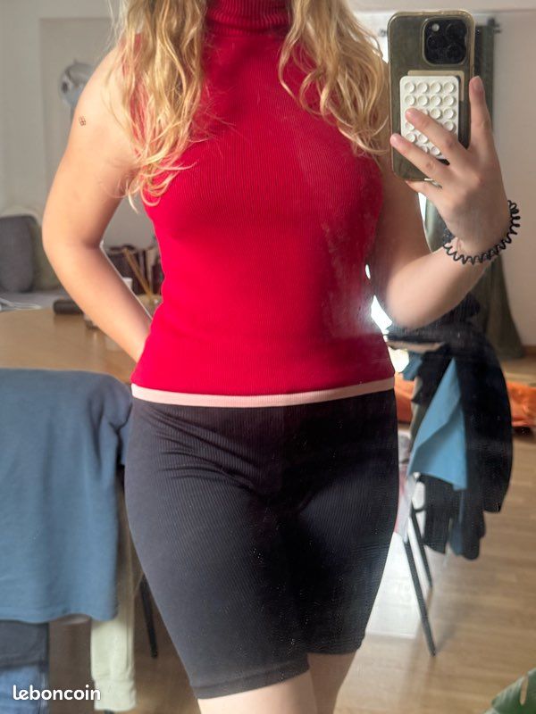 Top rouge Vintage (image 2)
