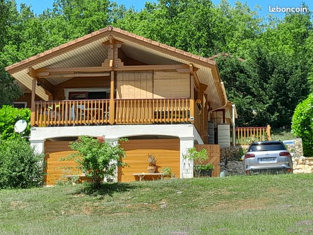 CHALET BOIS atypique MAUROUX 46