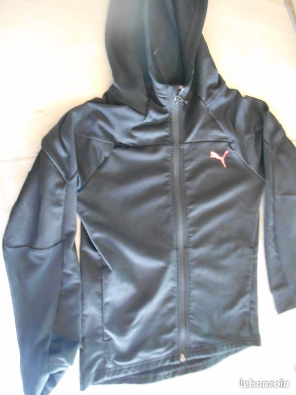 Veste de sport noir Puma 9 ans (image 2)