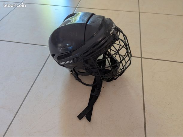 Bauer 2100 combo casque pour adulte avec grille M Blanc - Blanc