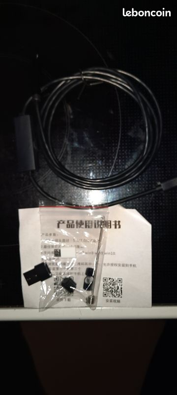 Caméra endoscopique 2 METRES USB Type-C, câble rigide 7.0mm, mini caméra d'inspection de tuyau etanche lumiere LED reglable, PC, téléphones,Tablettes (image 3)