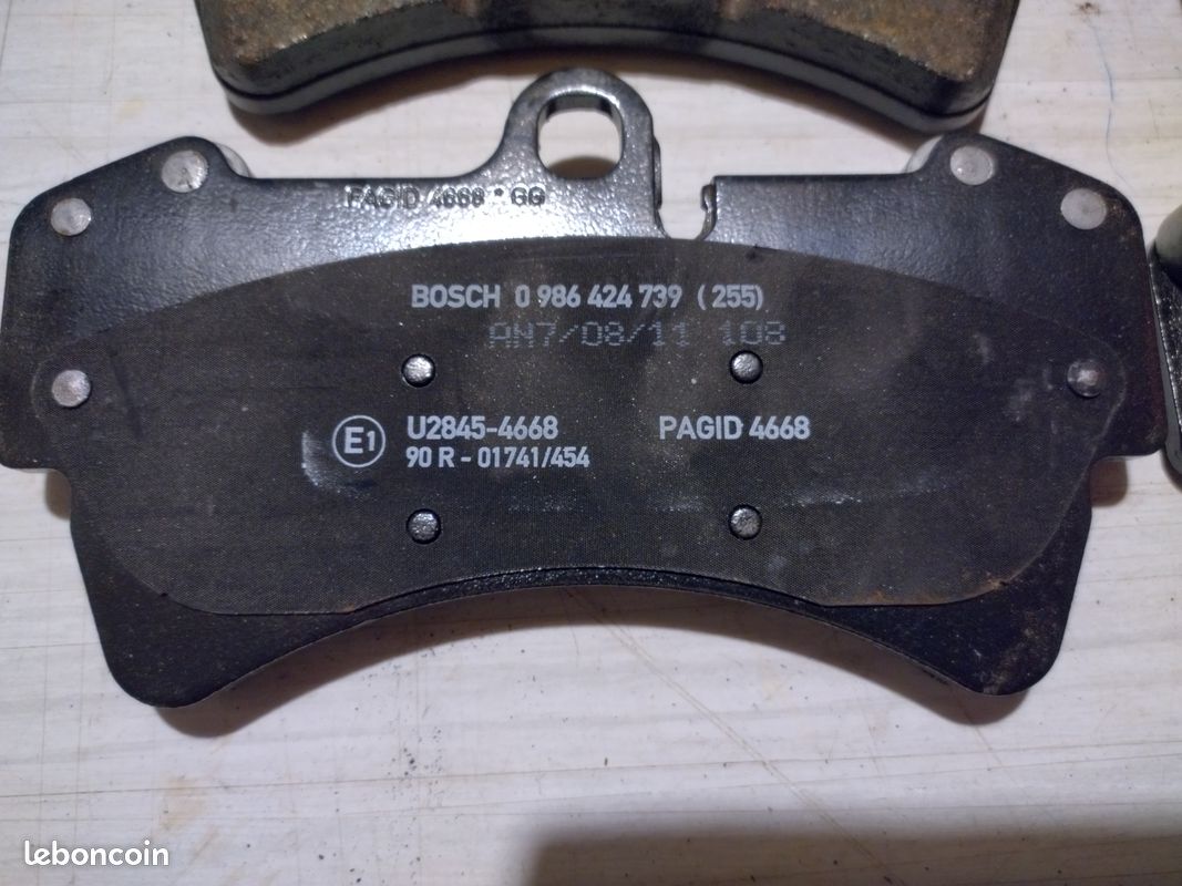 Plaquettes de frein Avant Bosch 0986424739 pour Audi Q7, Porsche Cayenne, VW Touareg I, Pagid 4668, GDB 1548 (image 2)