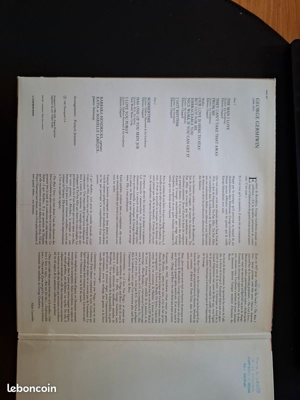 Vinyle 33 tours Barbara Hendricks (image 2)