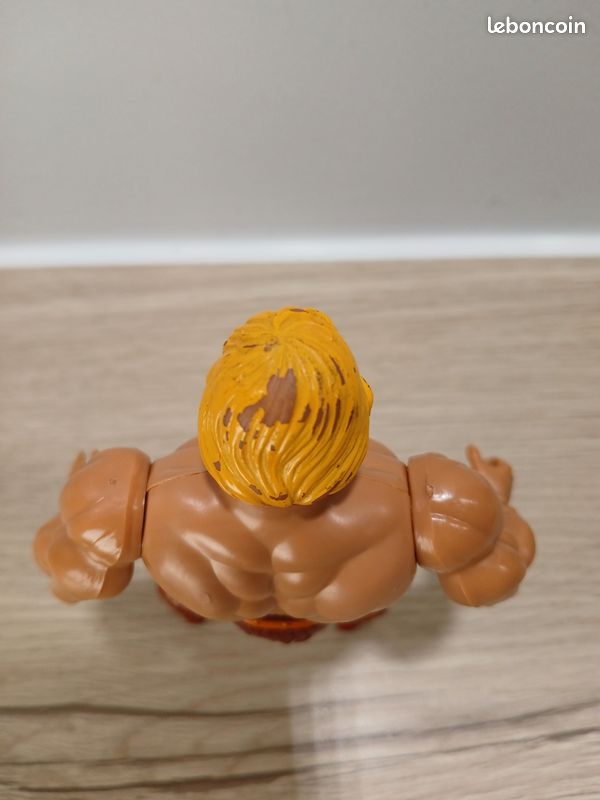 Figurine Musclor et Battle Cat - MOTU - Made in France 1981 - Collection