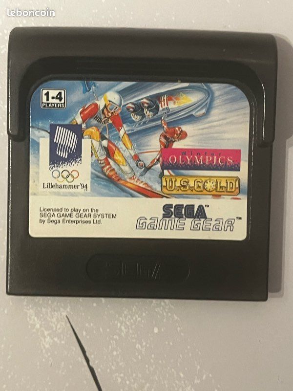 Jeu Winter Olympics Pour Sega Game Gear - Bon état - Jeu De Sport Rétro
