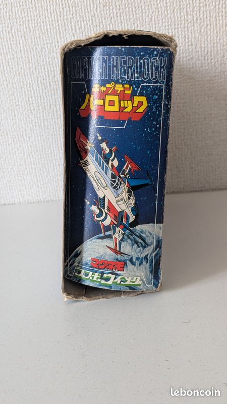 Robot Analyzer Albator (Captain Harlock) TAKARA 1978 - Jouet à Remontage Avec Sac - Occasion