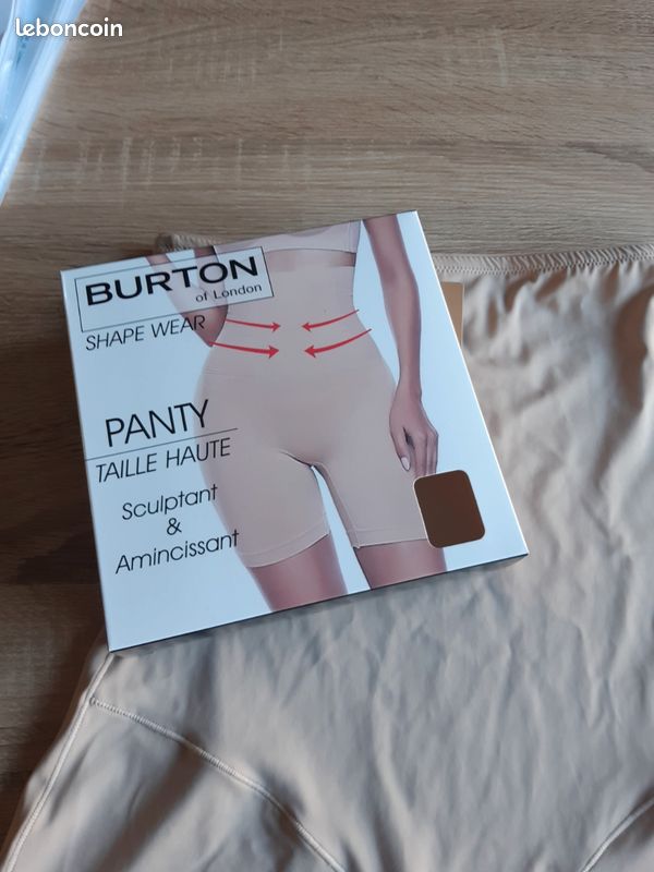 Lot De 2 Culottes Gainantes Taille Haute STV - Taille L (40/42) - Beige, Compression Ferme - Neuf Avec étiquettes