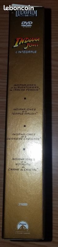 Coffret 5 DVD - "L'intégrale - Indiana Jones" (image 3)