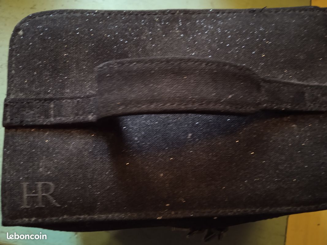Mini vanity noir à paillettes HELENA RUBINSTEIN (image 4)