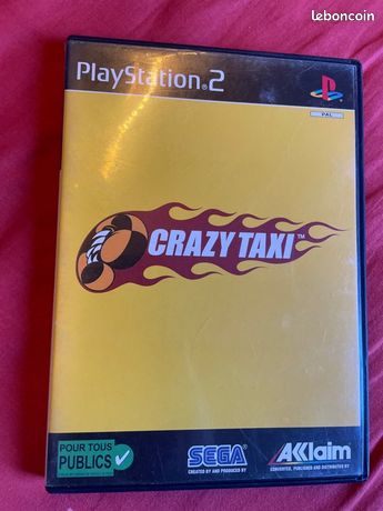 Jeu Crazy Taxi Pour PlayStation 2 (PS2) - Version Très Bon état, Déjà Joué