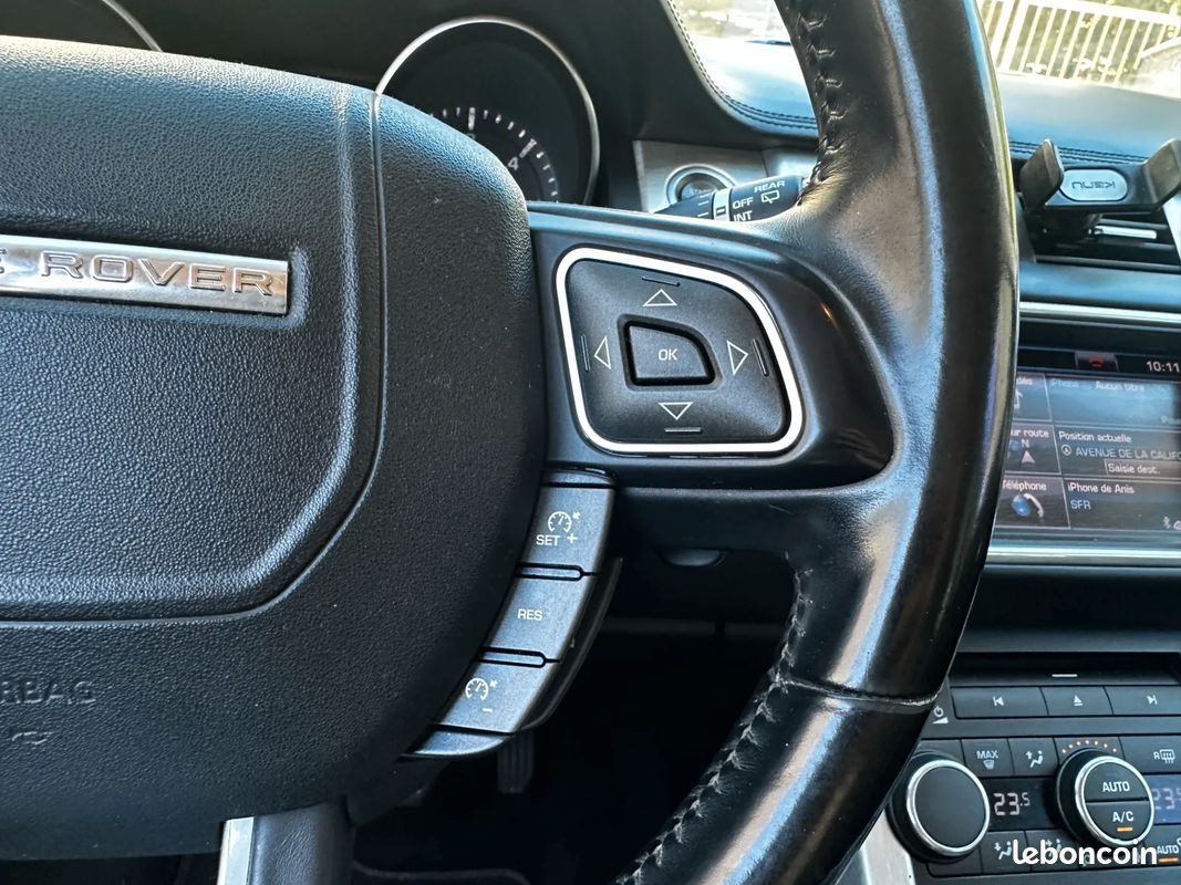 Range Rover Evoque 2.2 SD4 190ch Dynamic - SIÈGES ÉLECTRIQUE À MÉMOIRES - SONO MERIDIAN - CLIMATISATION AUTO (image 11)