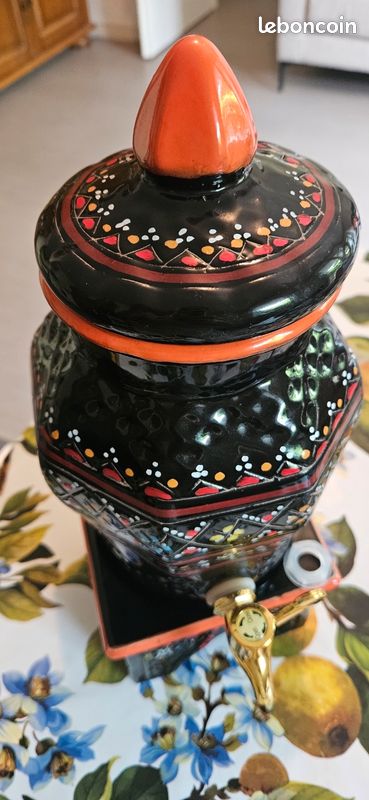 Fontaine à eau ou à boisson traditionnelle en céramique, style marocain/andalou (image 3)