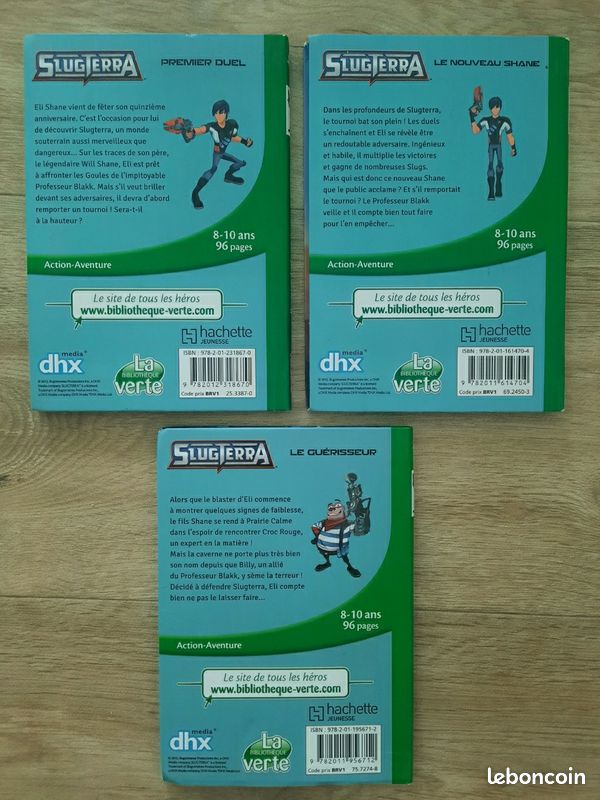 Lot de 3 livres Slugterra - Tomes 1/2/3 (image 2)
