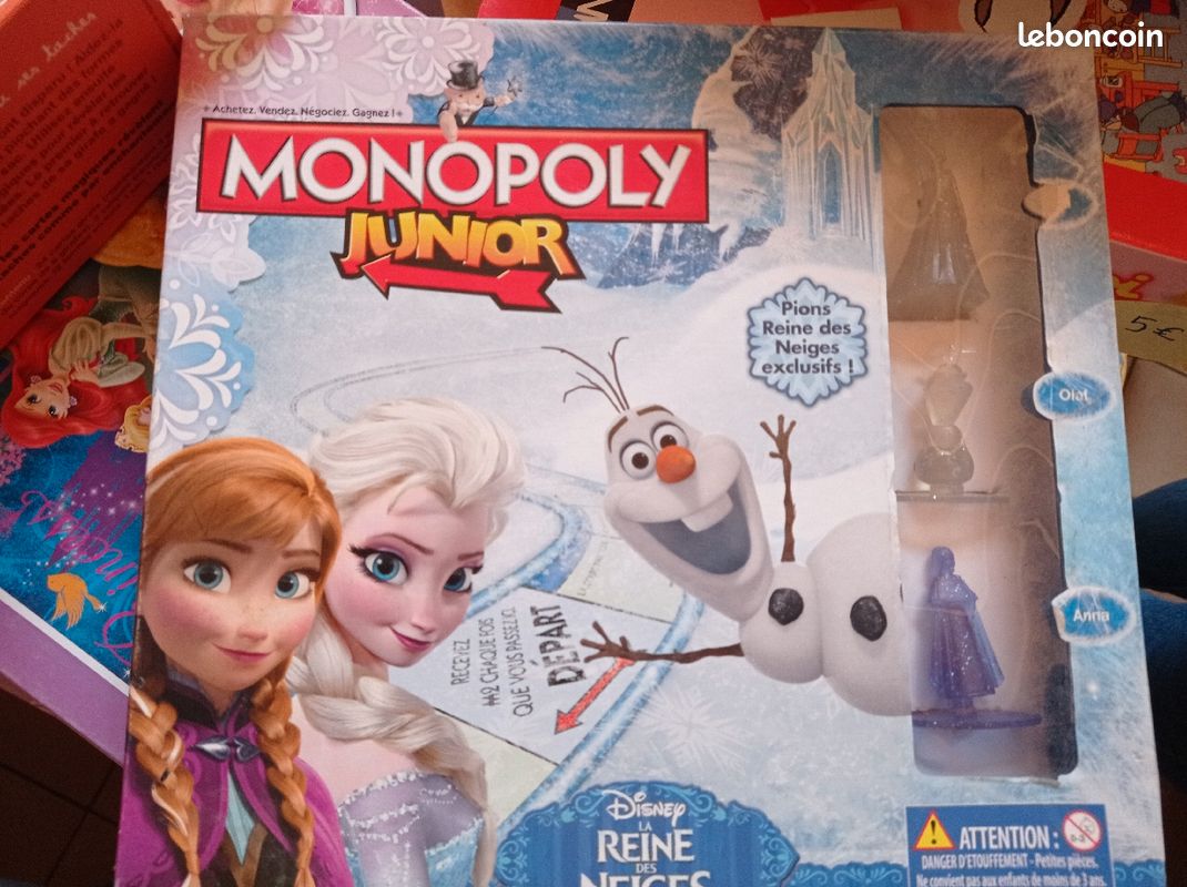 Monopoly reine des neiges (image 1)