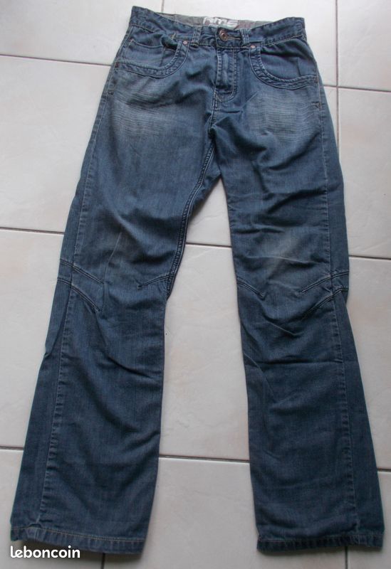 Jeans Bleu Délavé * RMS Denin * 12 Ans *pl6 (image 1)