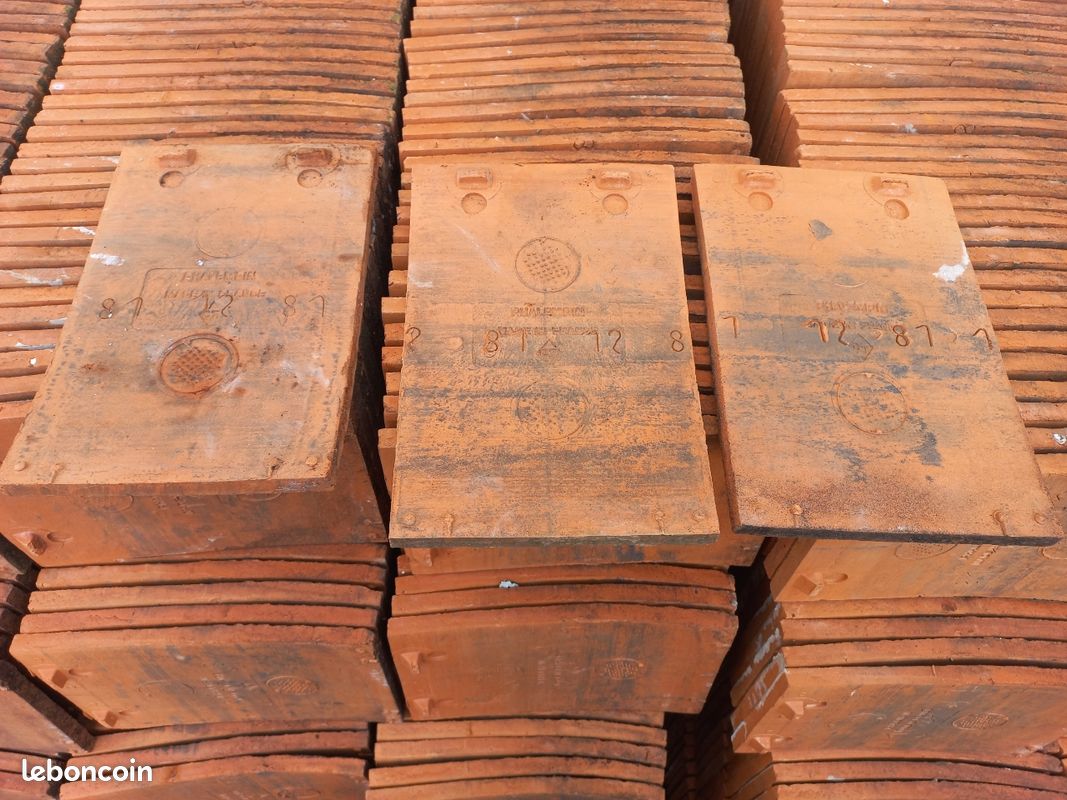 Lot 5600 tuiles plates de pays 16x24 Phalempin (image 7)