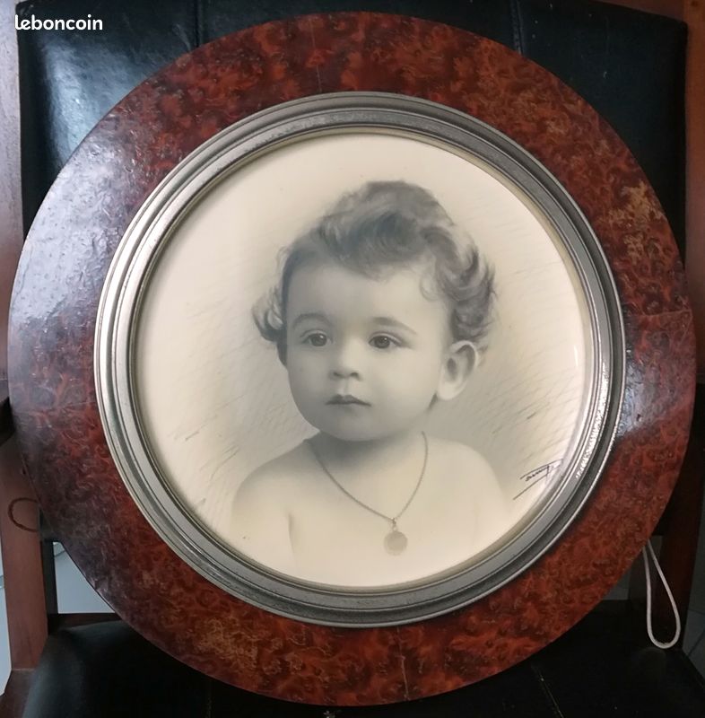 Cadre photo enfant bakelite années 1930 (image 1)