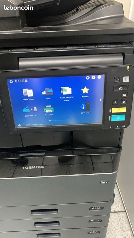 🖨️ Imprimante Multifonction Toshiba e-STUDIO 4515AC Couleur A3/A4 4515AC (image 2)