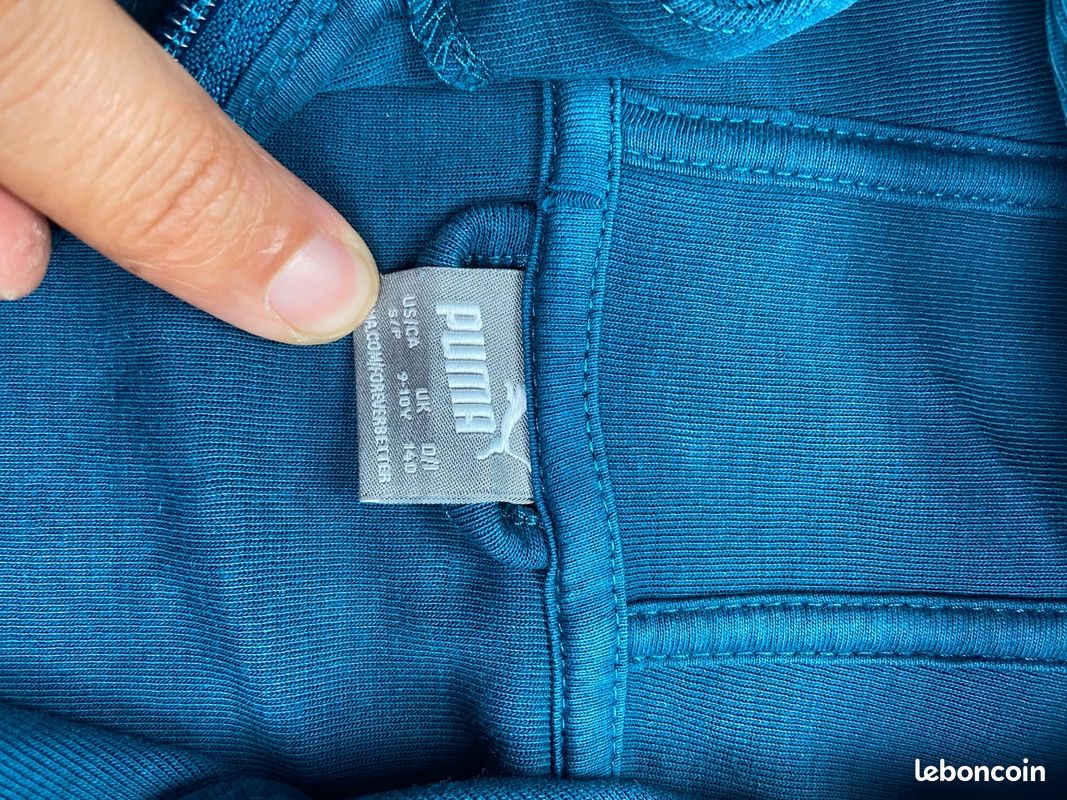 Ensemble veste / pantalon jogging Olympique De Marseille bleu/blanc taille 10 ans (image 6)