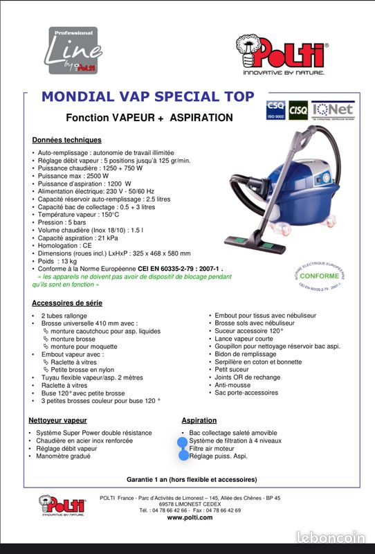 polti mondial vap 3000 Electronic cigarette main image 0