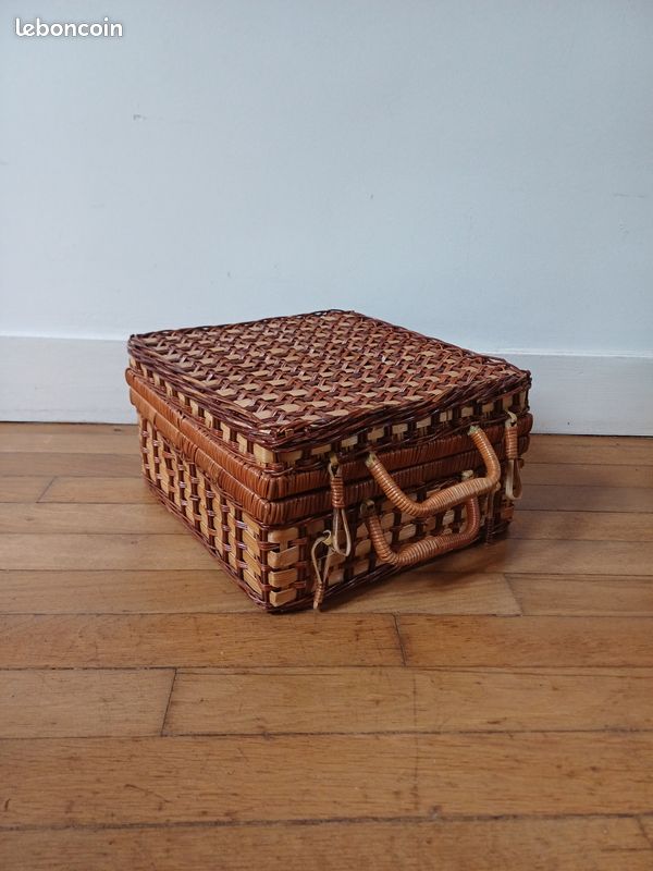 Un panier de couture en osier - Bois et roseaux - Catawiki