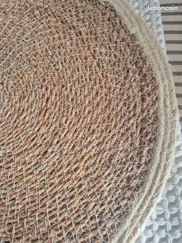 Deux sets de table osier tressé (image 2)