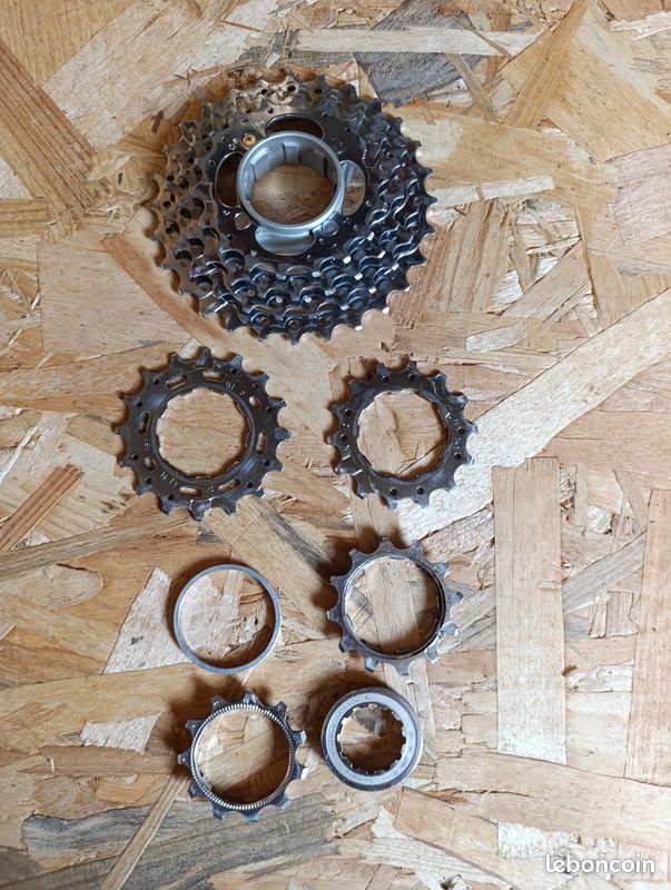 Paire De Roues Rétro VTT 26 Pouces - Shimano Deore XT M737 8 Vitesses - 36 Trous - Année 1995