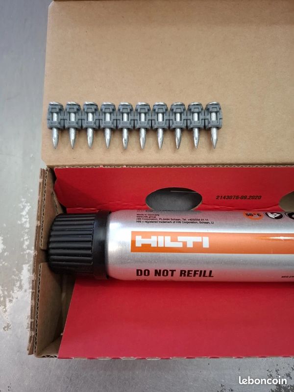 1200 Hilti Nägel X-C 20 G3 MX 20 Mm – Passend Für GX 3, Super Für Den Bolzensetzer