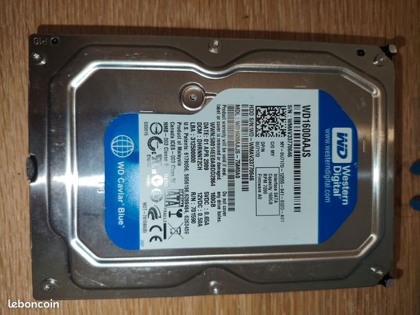 Disque Dur Western Digital Scorpio WD400VE 40GB 5400U/Min 8MB Ata Ide 2