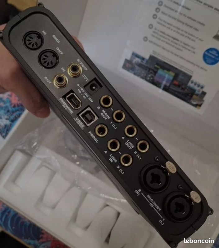 MOTU audio express carte son externe interface audio USB firewire (image 5)