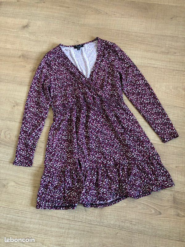 Robe imprimée à manches longues New Look taille 38 jamais portée (image 7)