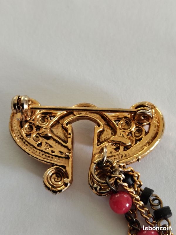 Broche étoilée Vintage – Plaqué Or – Femme – Occasion