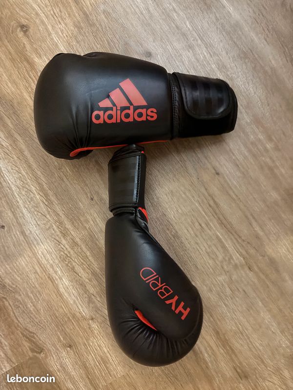 Ensemble boxe : Gants Protèges tibias et pieds (image 2)