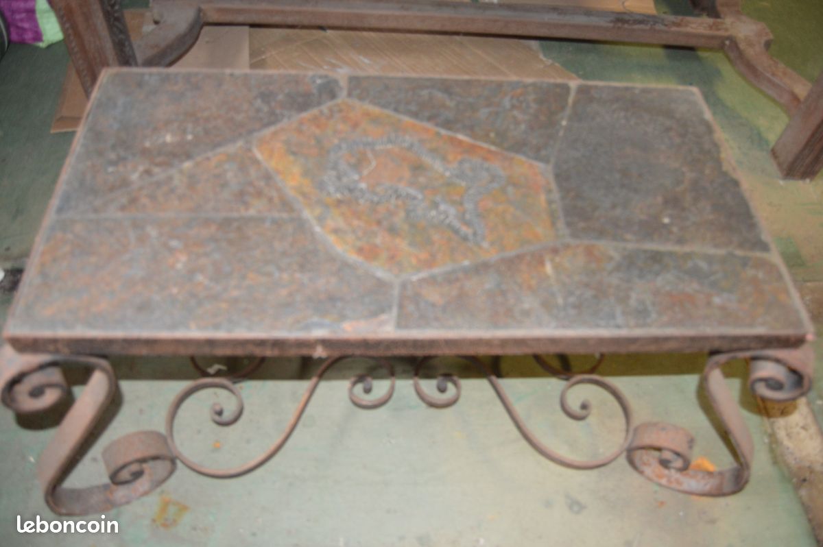 Table salon fer forge (image 1)