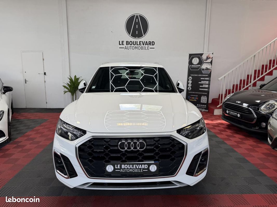 AUDI Q5 (439EUROS/MOIS)Quattro 2.0 40 TDI Hybrid 204cv BVA S line PHASE 2 (image 3)