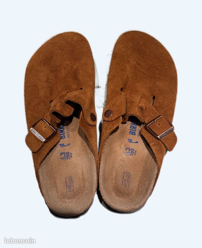 Birkenstock Boston taille 43 daim camel Chaussures