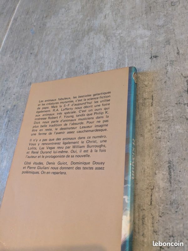 Livre SF "Univers 12" - J'ai Lu n° 800 (Philip K. Dick, William Burroughs, Lafferty) (image 2)