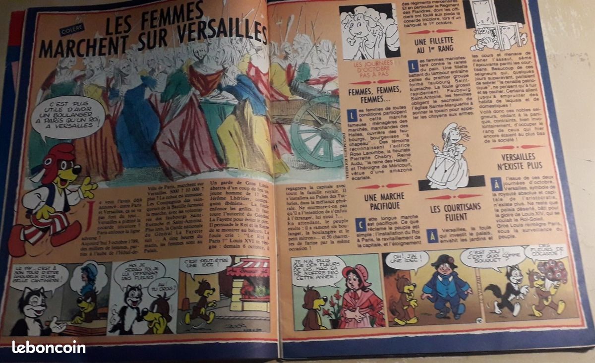 Pif Gadget n°1034 (1989) - La Révolution Française (Les Femmes marchent sur Versailles - Théroigne de Méricourt) / BD : Noël et Marie : "Les Vainqueurs de la Bastille" (image 3)