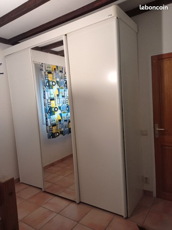 Grande penderie / dressing / armoire avec miroir (image 2)