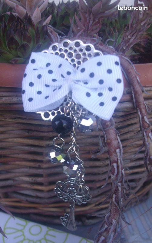 Trousse et broche CHIC * artisanat neuf (image 2)
