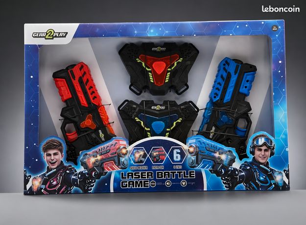 2 Pistolets Laser + 2 Gilets Vapeur D'eau Laser Tag - Pistolets Laser 2 Gilets Vapeur D Eau Laser Tag Pistolets Laser Kidsfun Pour Les Enfants A Partir De 6 Ans 2 Pistolets Laser + 2 Gilets Vapeur D'eau Laser Tag - Pistolets Laser 2 Gilets Vapeur D Eau Laser Tag Pistolets Laser Kidsfun Pour Les Enfants A Partir De 6 Ans
