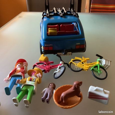 Tableau De Bord Voiture Playmobil Vintage City Life Town (set 3739, 1992) - Occasion Bon état