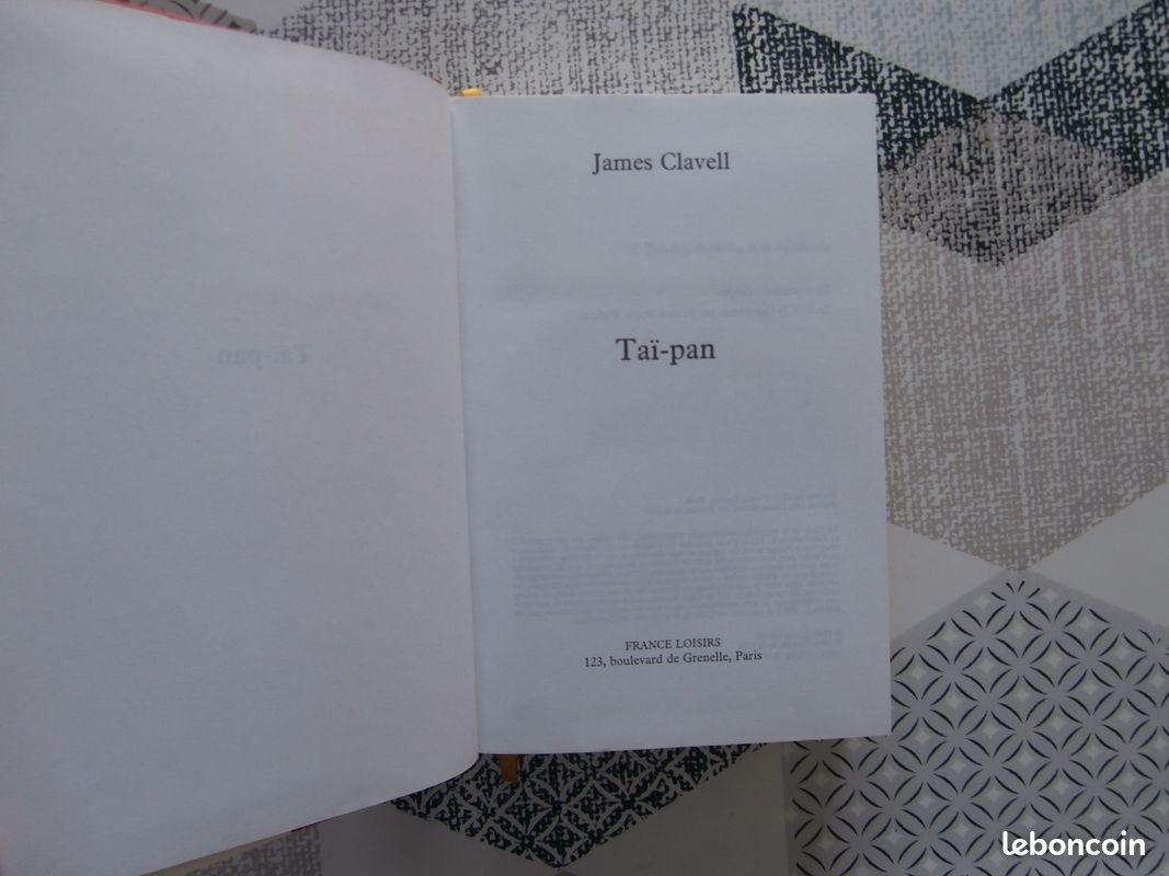 Livre "Taï-Pan" - James Clavell (image 5)